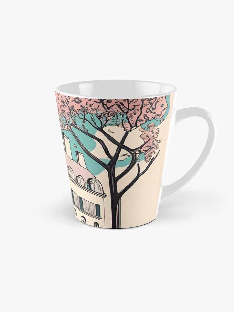 Thumbnail 1 of 4, Coffee Mug, Old Traditional French house Chateaux Homes Drawing designed and sold by Patricks-Art.