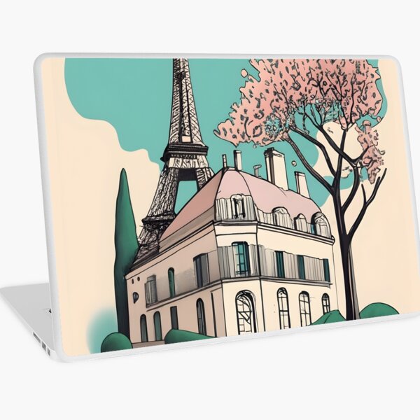 Item preview, Old Traditional French house Chateaux Homes Drawing designed and sold by Patricks-Art.