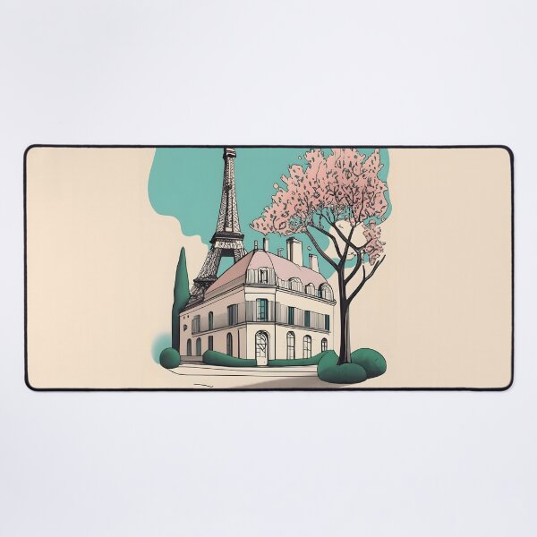 Item preview, Old Traditional French house Chateaux Homes Drawing designed and sold by Patricks-Art.