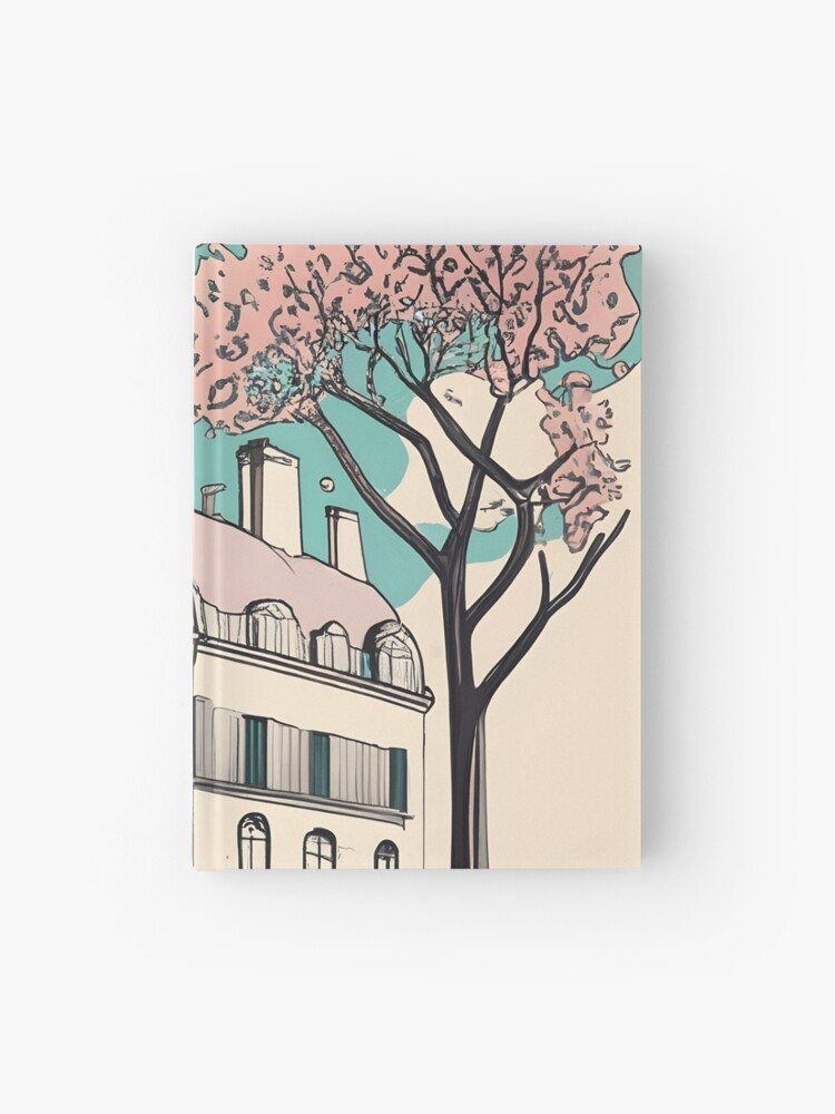 Thumbnail 1 of 3, Journal, Old Traditional French house Chateaux Homes Drawing designed and sold by Patricks-Art.