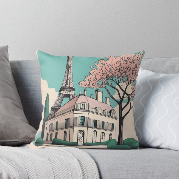 Item preview, Old Traditional French house Chateaux Homes Drawing designed and sold by Patricks-Art.