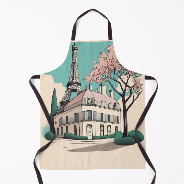 Artikelvorschau, Alte traditionelle französische Haus-Schlösser-Häuser-Zeichnung entworfen und verkauft von Patricks-Art.