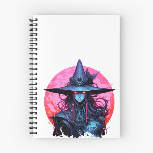 Item preview, Cyberpunk Witch in Neon Colors designed and sold by SchorlCraft.