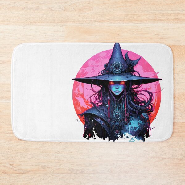 Item preview, Cyberpunk Witch in Neon Colors designed and sold by SchorlCraft.
