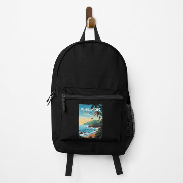 Item preview, Manuel Antonio National Park Travel Art Vintage designed and sold by KrisSidDesigns.