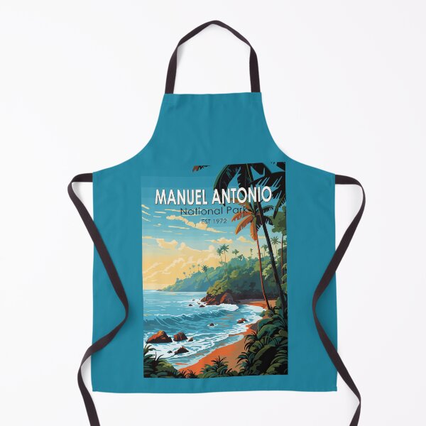 Item preview, Manuel Antonio National Park Travel Art Vintage designed and sold by KrisSidDesigns.