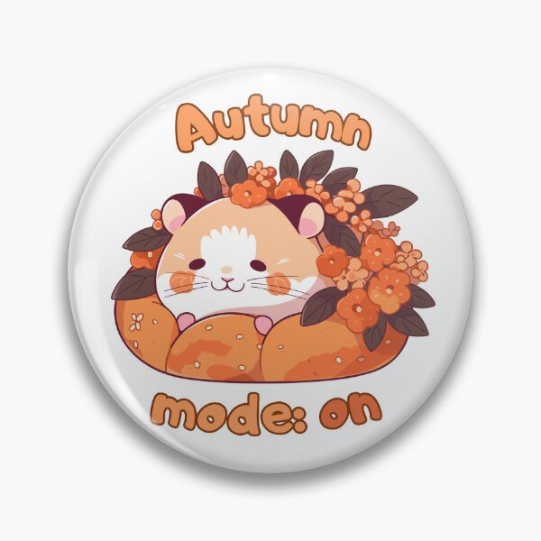 Item preview, Autumn mode: on, Fall hamster designed and sold by KIBBYKO.