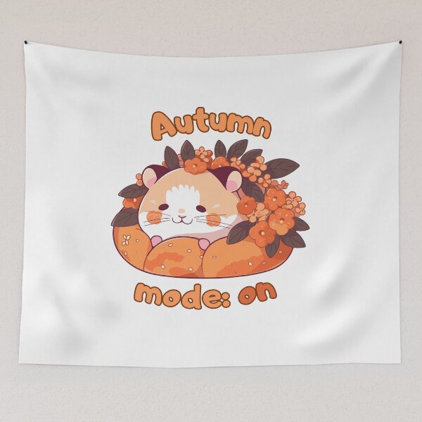 Item preview, Autumn mode: on, Fall hamster designed and sold by KIBBYKO.