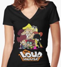 The Loud House Women's Fitted V-Neck T-Shirt