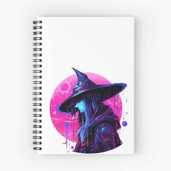 Item preview, Cyberpunk Witch in Neon Colors designed and sold by SchorlCraft.