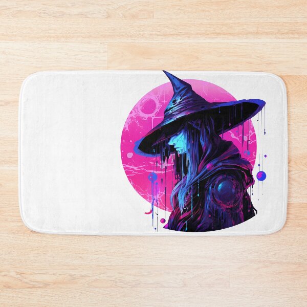 Item preview, Cyberpunk Witch in Neon Colors designed and sold by SchorlCraft.