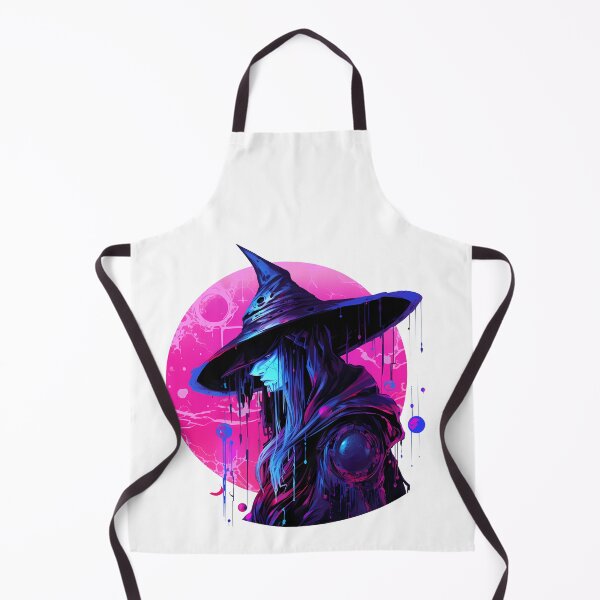 Item preview, Cyberpunk Witch in Neon Colors designed and sold by SchorlCraft.