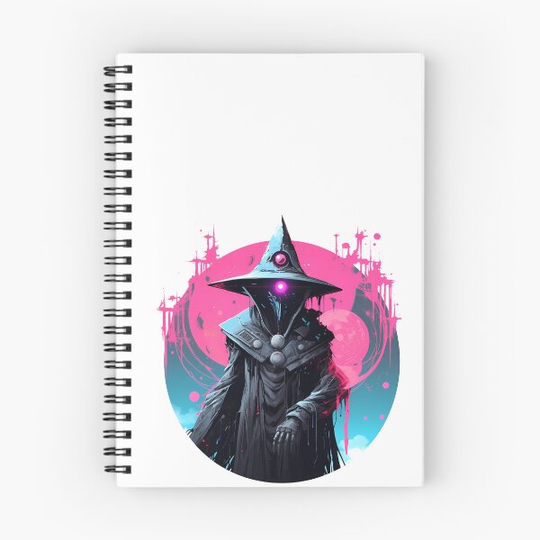 Item preview, Cyberpunk Witch in Neon Colors designed and sold by SchorlCraft.