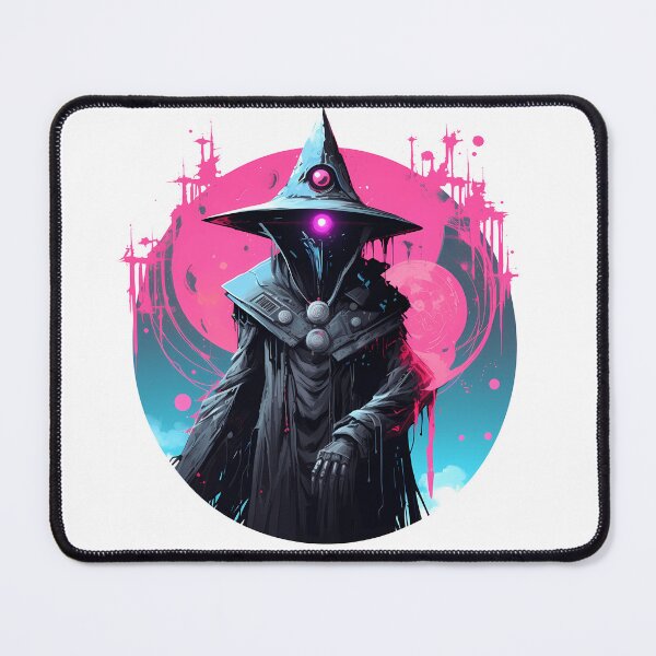 Item preview, Cyberpunk Witch in Neon Colors designed and sold by SchorlCraft.
