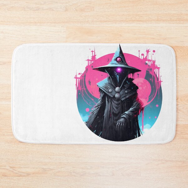 Item preview, Cyberpunk Witch in Neon Colors designed and sold by SchorlCraft.