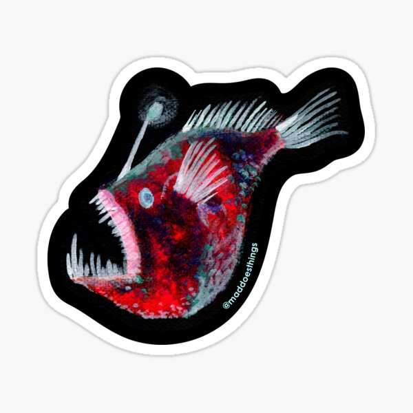 Item preview, Feed Me the Anglerfish designed and sold by Mad World Art Ltd. Co..