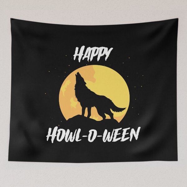 Item preview, Happy Howl-o-ween designed and sold by RishJal.