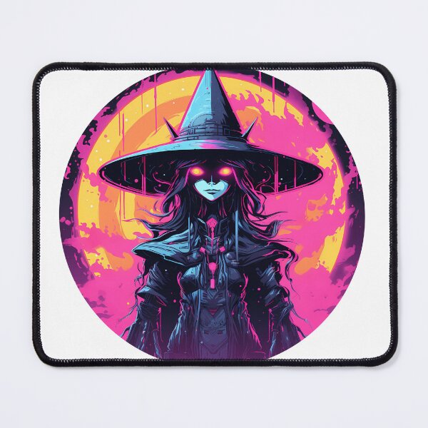 Item preview, Cyberpunk Witch in Neon Colors designed and sold by SchorlCraft.