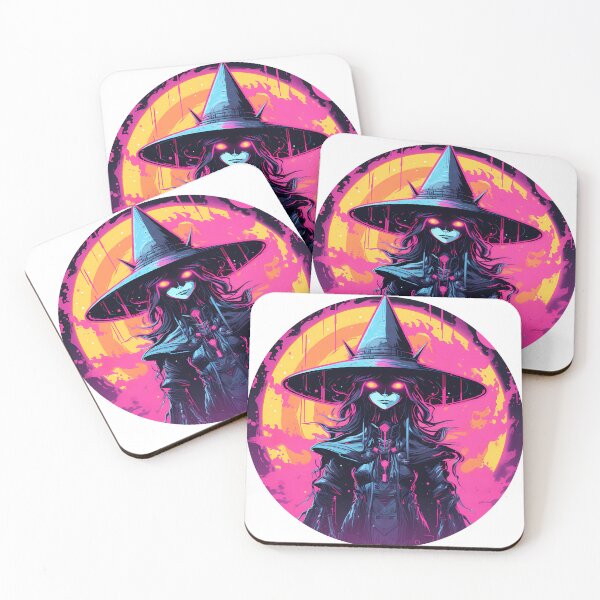 Item preview, Cyberpunk Witch in Neon Colors designed and sold by SchorlCraft.