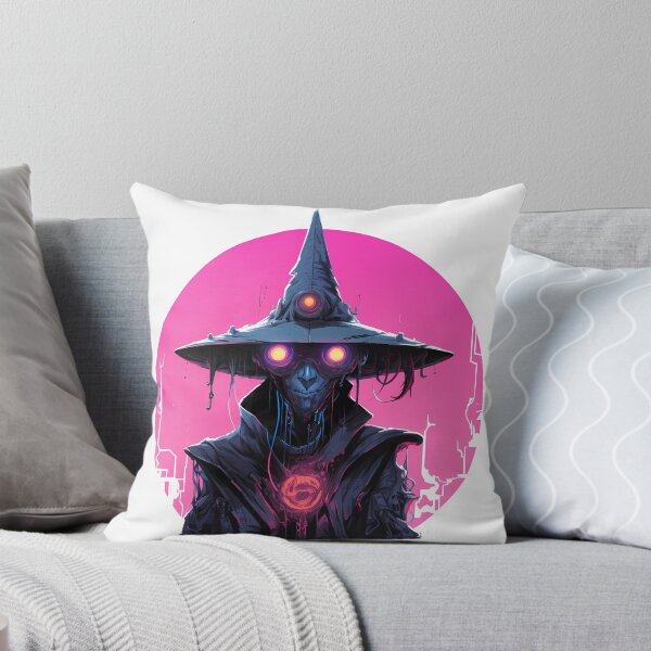 Item preview, Cyberpunk Witch in Neon Colors designed and sold by SchorlCraft.