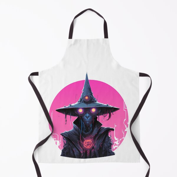 Item preview, Cyberpunk Witch in Neon Colors designed and sold by SchorlCraft.