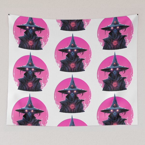 Item preview, Cyberpunk Witch in Neon Colors designed and sold by SchorlCraft.