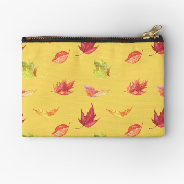 Item preview, Falling Autumn Leaves Pattern on Yellow designed and sold by Melissa Mielke.