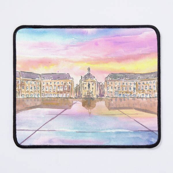 Item preview, Bordeaux France Mirror View of Place de la Bourse designed and sold by artshop77.