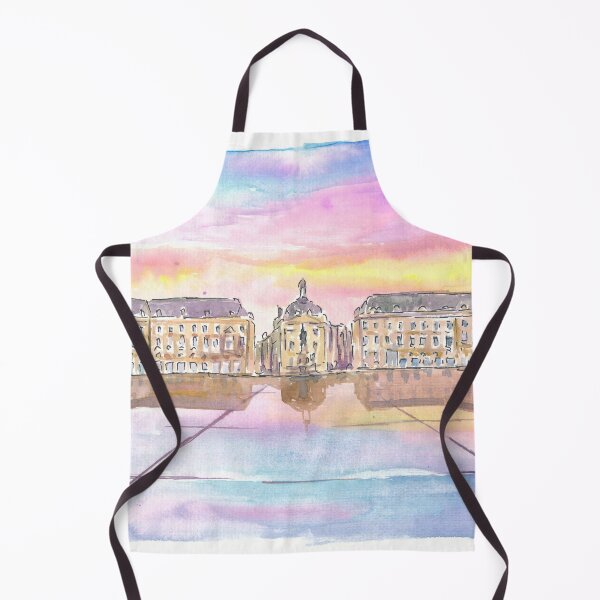 Item preview, Bordeaux France Mirror View of Place de la Bourse designed and sold by artshop77.