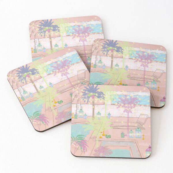 Item preview, Copy of Pool and palms, lanterns, water,  designed and sold by Sugar Wisdom .