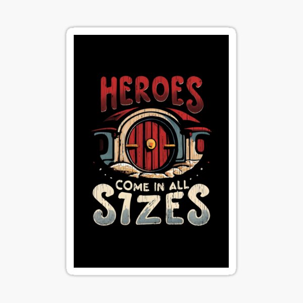 Item preview, Heroes Come in All Sizes - Red Door - Fantasy designed and sold by Fenay Designs.
