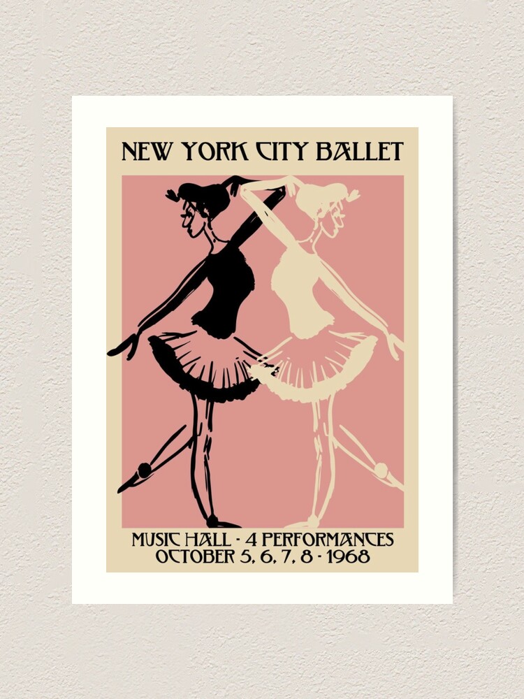 アート・デザイン・音楽 Ballet New York City Ballet New York City Ballet Poster – HypeSheriff