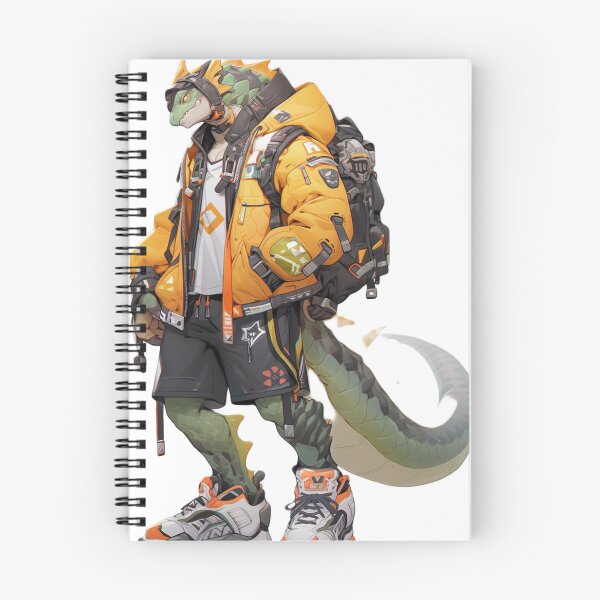 Item preview, An anthropomorphic hybrid dragon creature manga anime whimsical  designed and sold by Baba  Yaga's Cards.