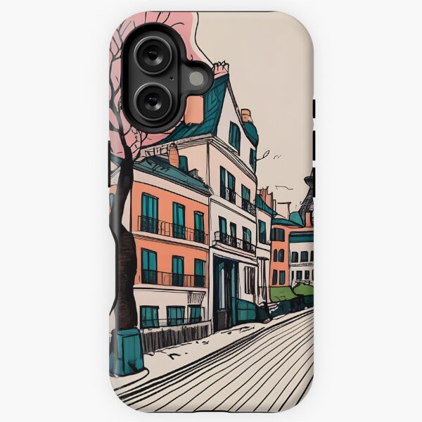 Item preview, Old Traditional French house Chateaux Homes Drawing designed and sold by Patricks-Art.