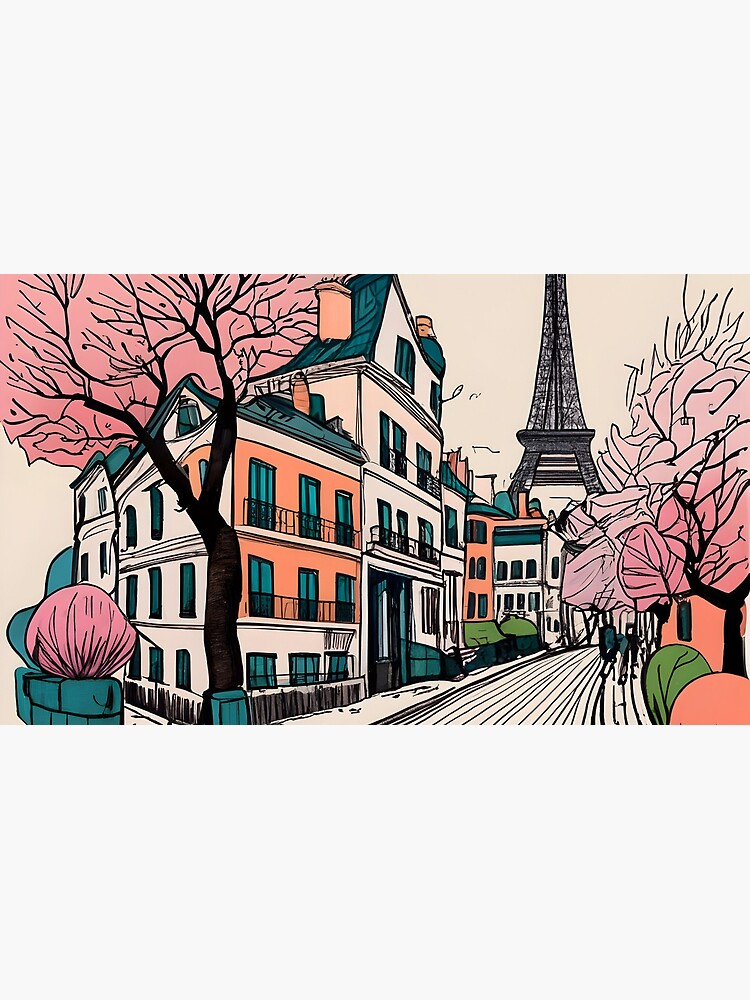 Thumbnail 4 of 4, Coffee Mug, Old Traditional French house Chateaux Homes Drawing designed and sold by Patricks-Art.
