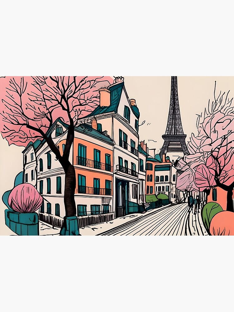 Thumbnail 3 of 3, Journal, Old Traditional French house Chateaux Homes Drawing designed and sold by Patricks-Art.