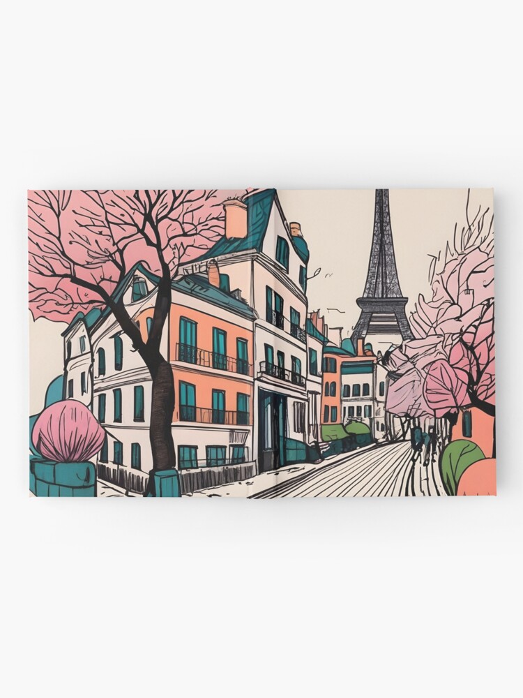 Thumbnail 2 of 3, Journal, Old Traditional French house Chateaux Homes Drawing designed and sold by Patricks-Art.