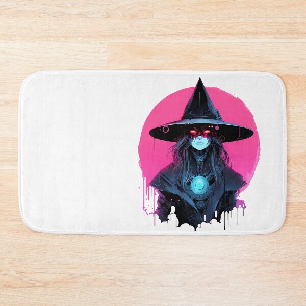 Item preview, Cyberpunk Witch in Neon Colors designed and sold by SchorlCraft.