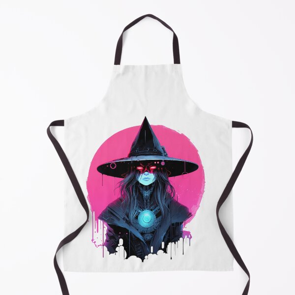 Item preview, Cyberpunk Witch in Neon Colors designed and sold by SchorlCraft.