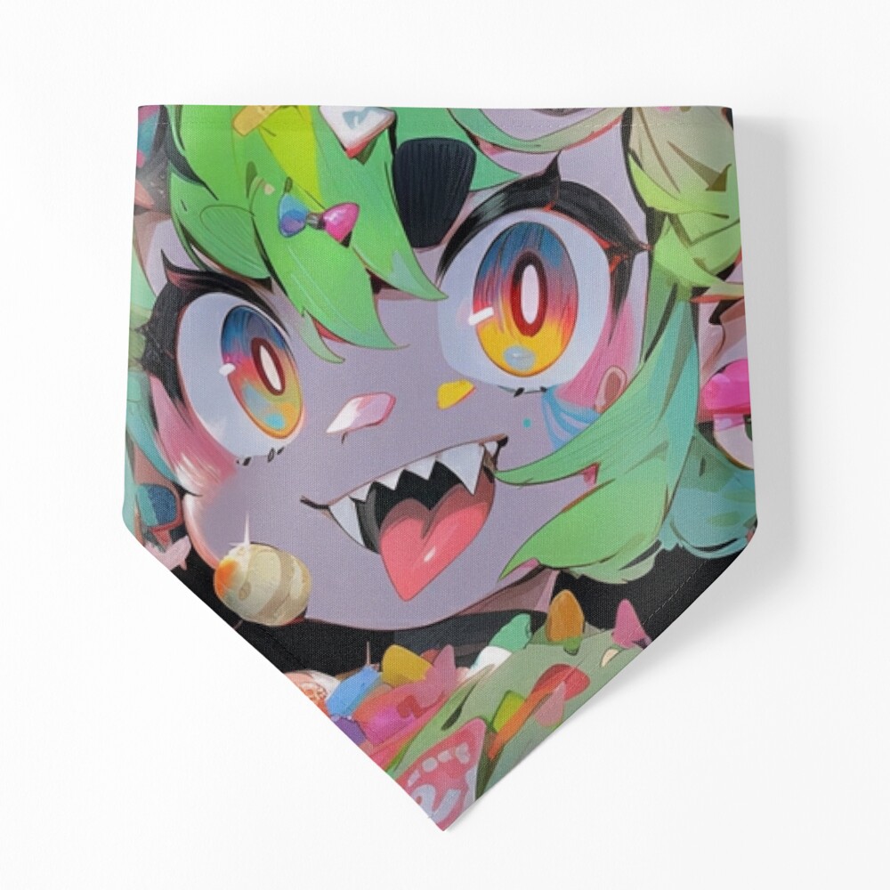 Cute Happy Wacky Little Harajuku Demon Anime Girl Art Board Print for Sale  by bubblegoth