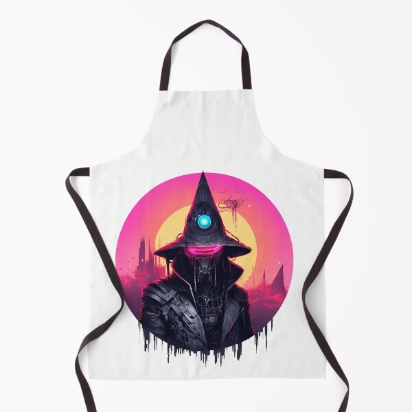 Item preview, Cyberpunk Witch in Neon Colors designed and sold by SchorlCraft.