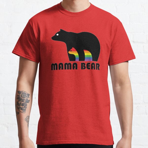 LGBT Shirt Mama Bear With Rainbow Cubs LGBT Gift - Personalized Gifts:  Family, Sports, Occasions, Trending