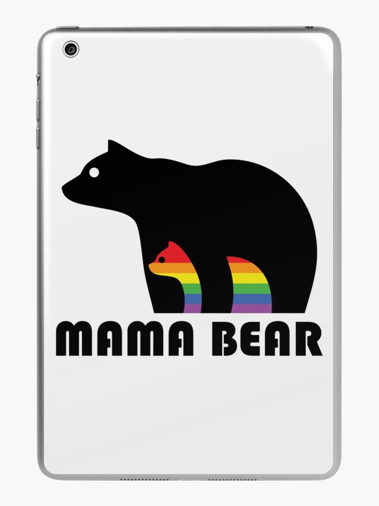 Mama Bear Two Rainbow Cubs Tshirt proud protective parent of lgbt