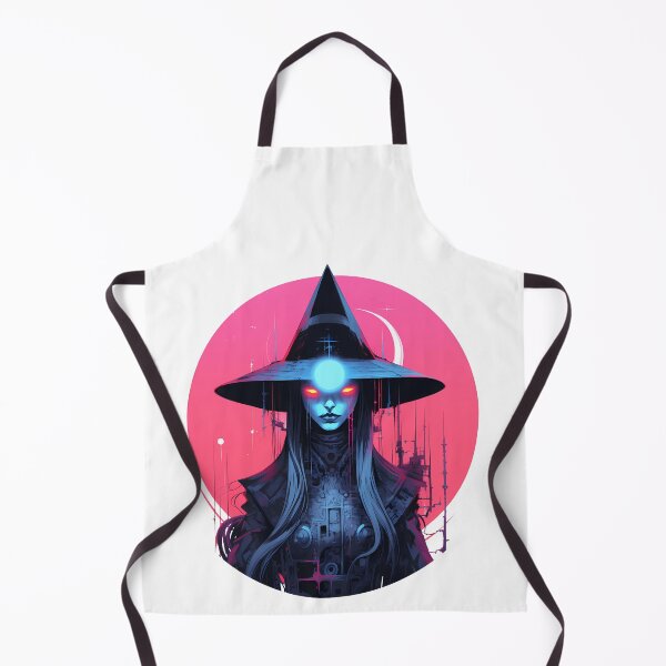 Item preview, Cyberpunk Witch in Neon Colors designed and sold by SchorlCraft.