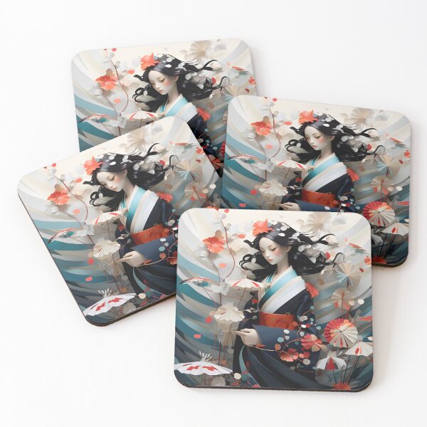 Item preview, Kimono and flowers designed and sold by Alex Seiti Hamada.