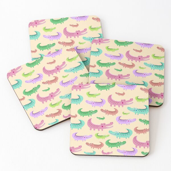 Item preview, Happy crocodile pattern designed and sold by tinytwist.