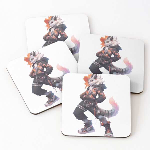 Item preview, Werewolf anthropomorphic hybrid wolf creature manga anime whimsical  designed and sold by Baba  Yaga's Cards.