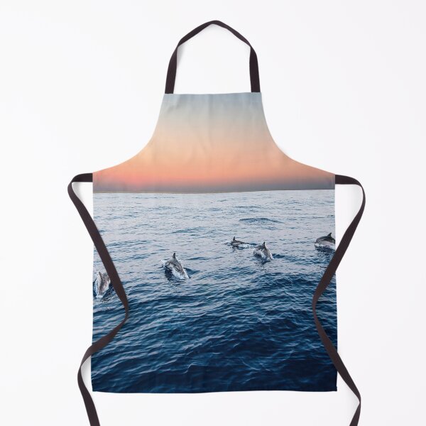 Item preview, Dolphins at sunrise On the way from Cyprus to Rhodes designed and sold by Hermossa-Art.