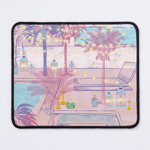 Item preview, Copy of Pool and palms, lanterns, water, designed and sold by Sugar Wisdom .