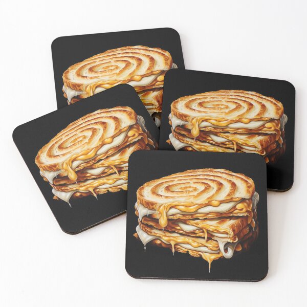 Item preview, Spiral Motif Grilled Cheese Sandwiches designed and sold by Shannon Hilson.